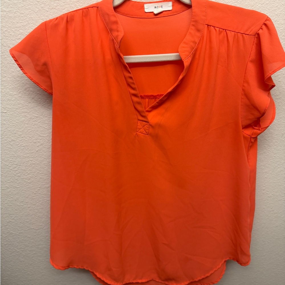 Mine Vibrant Orange Women's Blouse